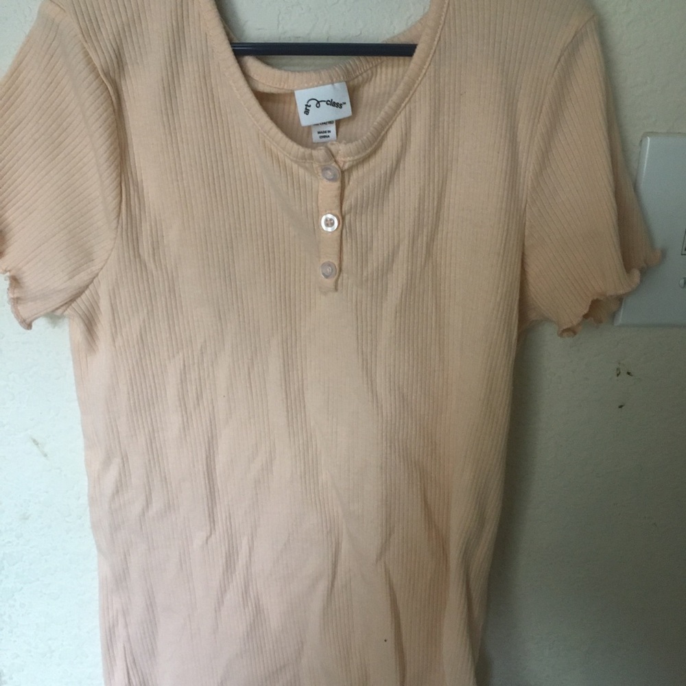 Kids art class pinky orange t-shirt